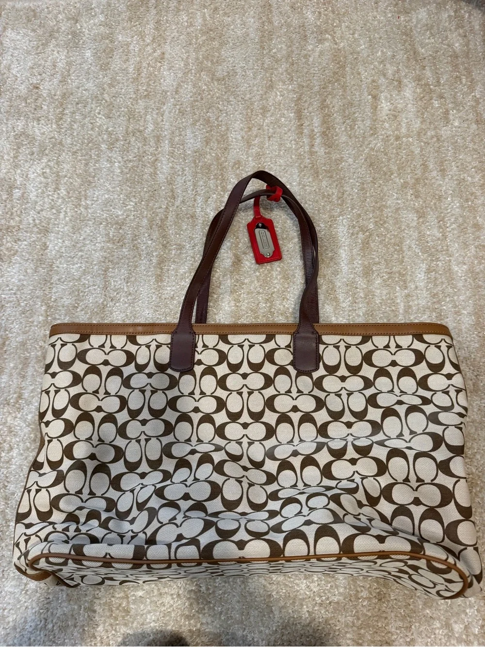 Coach spacious tote